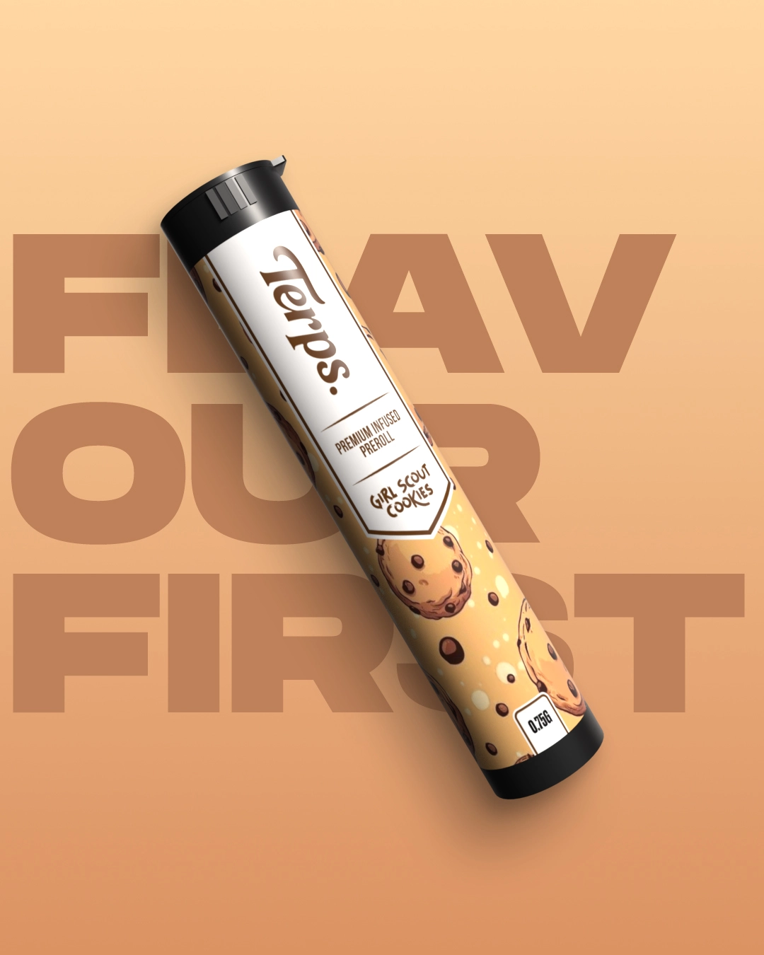 Terps Girl Scout Cookie premium infused pre-roll
